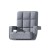 Artiss Adjustable Floor Lounge Sofa Bed, Linen Fabric, Grey, 49x58x71cm, Versatile Swivel Design with Bonus Pillow