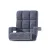 Artiss Floor Lounge Sofa Bed, Linen & Deluxe Flocking Fabric, Charcoal, 49x58x71cm, Adjustable, Swivel, Portable