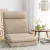Artiss Floor Chair Sofa 1 Seater Beige Linen, 5-Position Recliner, Foldable, Portable, 122cm, Heavy-Duty Steel Frame