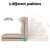 Artiss Floor Chair Sofa 1 Seater Beige Linen, 5-Position Recliner, Foldable, Portable, 122cm, Heavy-Duty Steel Frame