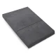 Giselle Bedding Double Grey Foldable Mattress - Velvet Fabric, High-Density Foam, Washable Cover, 180x122x12cm