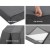 Giselle Bedding Double Grey Foldable Mattress - Velvet Fabric, High-Density Foam, Washable Cover, 180x122x12cm