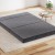 Giselle Bedding Double Grey Foldable Mattress - Velvet Fabric, High-Density Foam, Washable Cover, 180x122x12cm