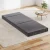 Giselle Bedding Foldable Single Mattress - Velvet Grey, High Density Foam, Washable Cover, 180x70x12cm