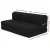 Giselle Bedding Foldable Double Foam Mattress - Black, 180x122cm, Breathable Air Mesh, Washable Cover, Sofa Bed Combo