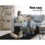 Giselle Bedding Foldable Double Foam Mattress - Black, 180x122cm, Breathable Air Mesh, Washable Cover, Sofa Bed Combo