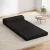 Giselle Bedding Black Foldable Mattress - Convertible Foam Bed/Sofa, Breathable Air Mesh, 180x70x24cm, Washable Cover