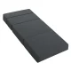 Giselle Bedding Foldable Mattress - Convertible Foam Bed & Couch, Dark Grey, 180x70x12cm, Faux Linen Cover, Washable
