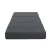 Giselle Bedding Foldable Mattress - Convertible Foam Bed & Couch, Dark Grey, 180x70x12cm, Faux Linen Cover, Washable