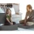 Giselle Bedding Foldable Mattress - Single Size, High-Density Foam, Washable Cover, Dark Grey, 190x79x10cm, Portable Bed
