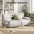 Artiss Grey 2-Seater Modular Sofa Bed - No Assembly, High-Density Foam, Ergonomic Design, Vacuum Packed for Easy Setup