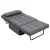 Artiss Siyi 4-in-1 Convertible Sofa Bed Lounge Ottoman Recliner, Linen Grey, Adjustable Backrest, Metal Frame