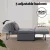 Artiss Siyi 4-in-1 Convertible Sofa Bed Lounge Ottoman Recliner, Linen Grey, Adjustable Backrest, Metal Frame