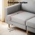 Artiss 3 Seater Sofa 225cm Grey - Stylish Faux Linen, Eucalyptus Frame, Adjustable Comfort, Easy Assembly