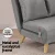 Artiss 2 Seater Sofa Bed Convertible Couch Recliner, Grey Linen, 240kg, Adjustable Split Backrest, 183cm
