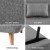 Artiss 2 Seater Sofa Bed Convertible Couch Recliner, Grey Linen, 240kg, Adjustable Split Backrest, 183cm