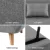Artiss 2 Seater Sofa Bed Convertible Couch Recliner, Grey Linen, 240kg, Adjustable Split Backrest, 183cm