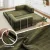 Artiss Convertible Folding Sofa Bed Green - Corduroy Fabric, 2-Seater, Steel Frame, 180x200cm, Non-Slip, 300kg Capacity