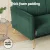 Artiss 3 Seater Velvet Sofa Bed Couch, Convertible Lounge, Adjustable Arm Recliner, Modern Green, 207cm, 300kg