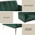 Artiss 3 Seater Velvet Sofa Bed Couch, Convertible Lounge, Adjustable Arm Recliner, Modern Green, 207cm, 300kg Artiss 3 Seater Velvet Sofa Bed Couch, Convertible Lounge, Adjustable Arm Recliner, Modern Green, 207cm, 300kg