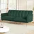 Artiss 3 Seater Velvet Sofa Bed Couch, Convertible Lounge, Adjustable Arm Recliner, Modern Green, 207cm, 300kg