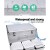 Embellir CD/DVD Storage Case, Aluminium, Holds 500 Discs, Silver, Includes 250 Inserts, Lockable with Keys