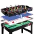 4-in-1 Multi Games Table Soccer Foosball, Pool, Table Tennis, Air Hockey, MDF Frame, 121x61x79cm, Home Party Gift