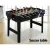 4-in-1 Multi Games Table Soccer Foosball, Pool, Table Tennis, Air Hockey, MDF Frame, 121x61x79cm, Home Party Gift