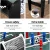 4FT Soccer Foosball Table - MDF Construction, Chrome Steel Rods, Anti-Slip Handles, Family Party Game Blue