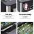 5FT Black Foosball Soccer Table Game for Home, MDF Board, Chrome Steel Rods, Cup Holders, 2 Balls, Family Party