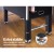 5FT Black Foosball Soccer Table Game for Home, MDF Board, Chrome Steel Rods, Cup Holders, 2 Balls, Family Party