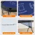 183cm Folding Poker Table Top for 8 Players - Casino-Style Felt, PU Leather Rails, Metal Frame, Blue