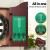 18" Sisal Dartboard and Wooden Cabinet Set with 6 Steel Darts, Rotating Score Ring, Staple-Free Divider, Brown