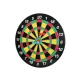 16" Magnetic Dartboard for Kids and Family, Safe Needleless Darts, Indoor Outdoor Game, Durable Plastic, Red Black