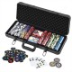 Unbranded 500PC Poker Chip Set - 14g Double Injection Iron Core Chips, Aluminium Case, Cards & Dice for Casino Nights