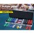 500pcs Casino Poker Chips Set with Aluminium Case, 11.5g Clay-Feel Chips, Cards, Dice & Buttons, 56x21x7cm