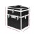 Embellir Portable Cosmetic Beauty Makeup Carry Case, Grade-A Aluminum, Crocodile Black, 28x17.5x31cm, with Mirror