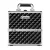 Embellir Makeup Case Beauty Organizer Bag, Aluminum ABS, Diamond Black, 27x19.5x27.5cm, Portable Travel Cosmetic Storage