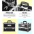Embellir Portable Cosmetic Beauty Makeup Case, Aluminum, 23x36x26cm, Diamond Black, Adjustable Dividers, Lock & Strap