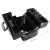 Embellir Portable Cosmetic Beauty Makeup Case, Aluminum, 36x25x23cm, Black & Gold, Professional Organizer with Lock