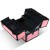 Embellir Portable Cosmetic Beauty Makeup Case, Grade-A Aluminium, Diamond Pink, 23x36x27cm, Lockable with Strap