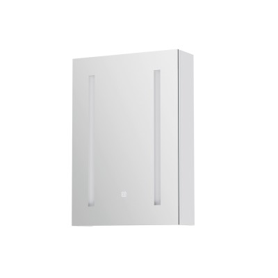 Cefito Bathroom Mirror Cabinet with LED Lighting, 500x720mm, Soft Close Door, Touch Switch, Durable MDF Construction
