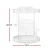 Embellir Makeup Case, Acrylic Rotating Cosmetic Organizer, Clear, 27x27x32.5cm, Large Capacity, 360° Access
