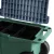 Gardeon Garden Tool Storage Cart, Plastic, 55x26.5x29.5cm, Green, 3-In-1 Design with Seat, Removable Tray,