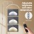 Embellir LED Beauty Light Half Moon Lamp, Adjustable 144-180cm, Aluminium Alloy, 360° Rotation for Salon Use