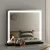 Embellir Makeup Mirror, Aluminum Frame, 60x50cm, Black, Hollywood Vanity with LED Light, Touch Controls, 3 Color Temps