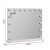 Embellir Makeup Mirror, Metal & MDF, 60x52cm, White, Hollywood Vanity with LED Light & 10x Magnification