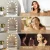 Embellir 40x50cm Vanity Makeup Mirror with LED Bulb Lights, 5x Magnifier, Aluminium Frame, 3 Colour Modes, White Arch