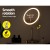 Embellir Makeup Mirror, Aluminium Frame, 20x20cm, White, 10X Magnifying, LED Light, 360° Rotation, Touch Controls