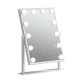 Embellir Makeup Mirror, Metal Frame, 30x41cm, White, Hollywood Vanity LED Light, 360° Rotation, Touch Control